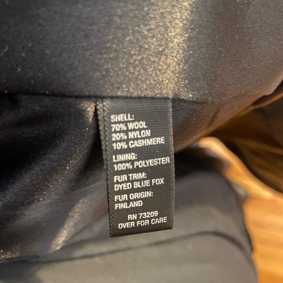 Marvin Richards Black Pea Coat - Picture 4 of 4